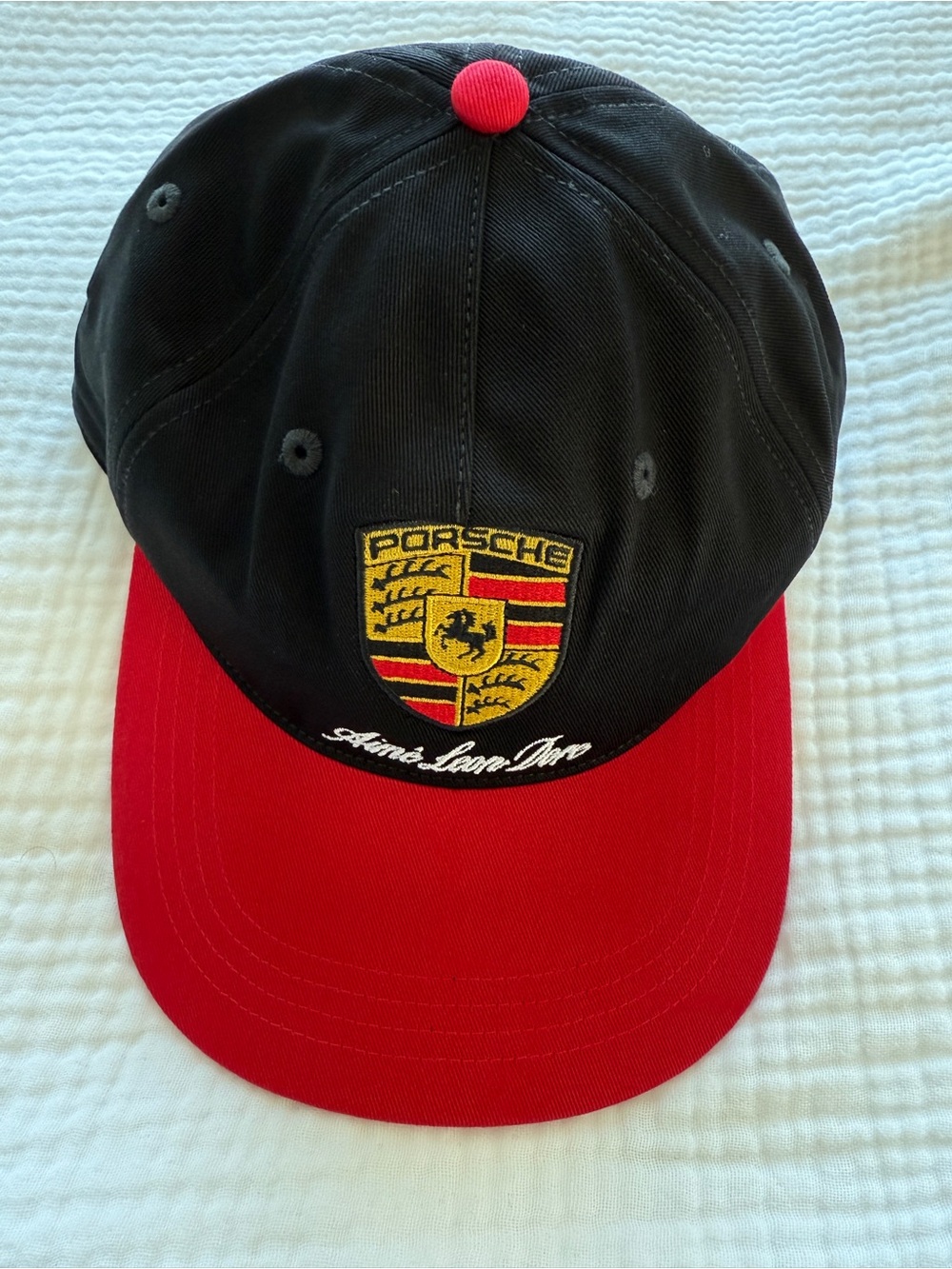 Aime Leon Dore Black Cap with Porsche Logo - Picture 1 of 6